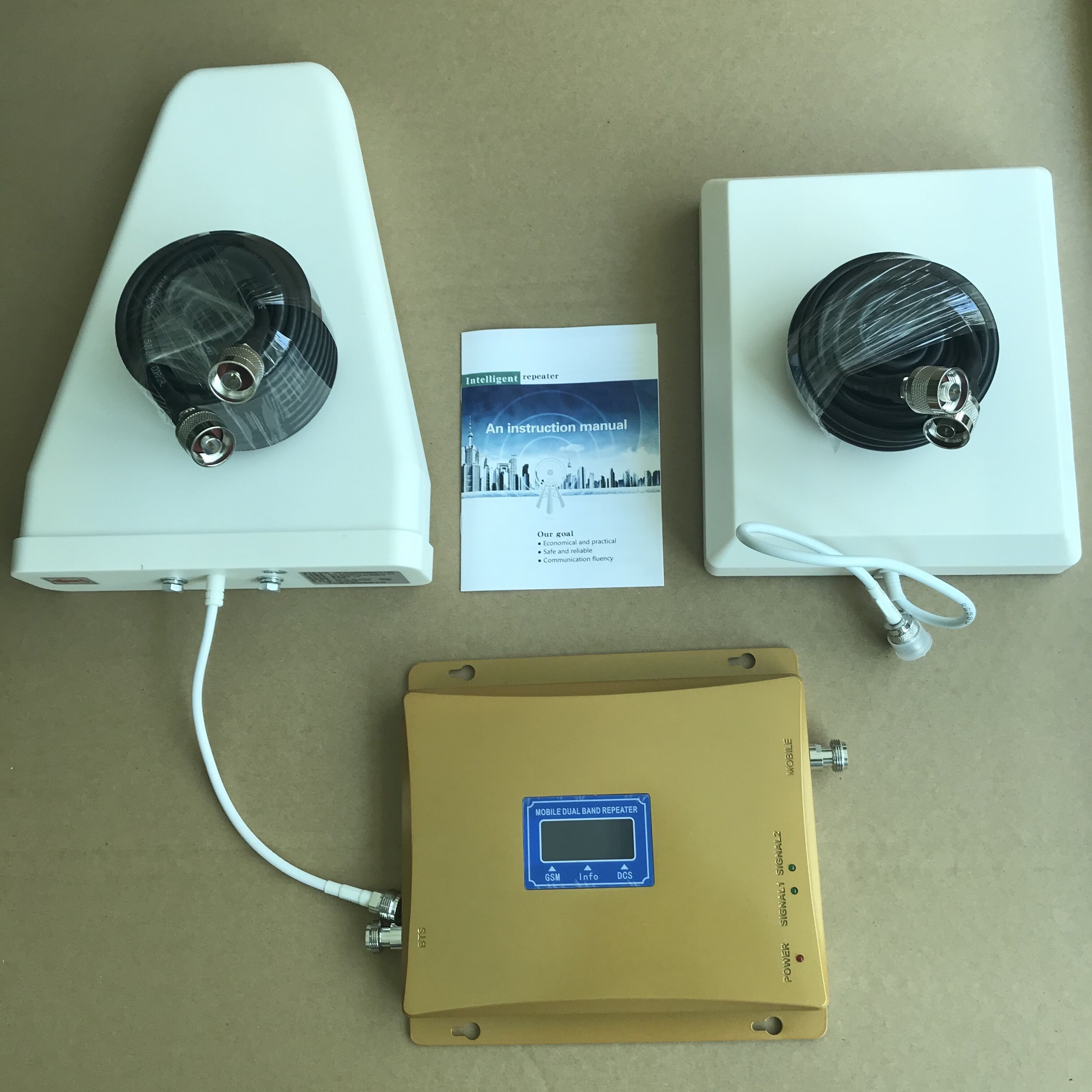 low price mini gold repeater mobile network booster 3g 4g gsm home 900 1800 dual band cellular signal booster for cell phones